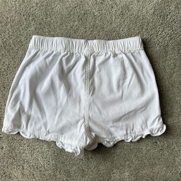 Crewcuts white shorts with ruffle detail; size 8 - Picture 2 of 3